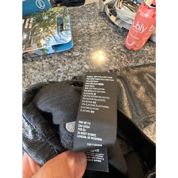 We The Free Phoenix Coated Skinny Jean in Liquid Black size 29 - Picture 10 of 10